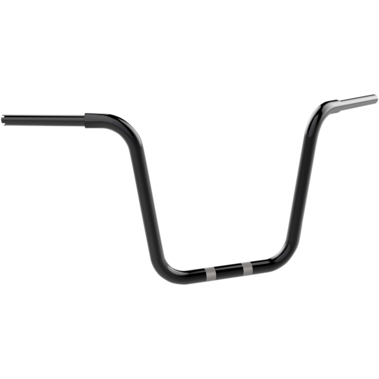 Khrome Werks 1-1/4" Fat Center Bobber Ape Handlebar 14" Black - 300452 For Harley Softail Fat Boy / Breakout / Road King 2007-2018