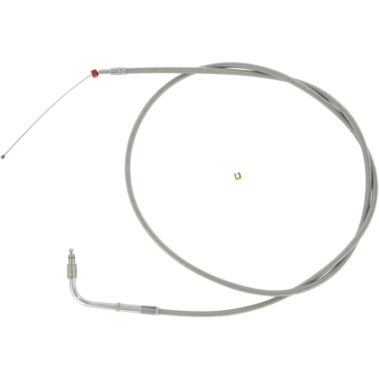 Barnett Stainless Steel Throttle Idle Cable +6" - 102-30-30009-06 For Harley Touring 1996-2001