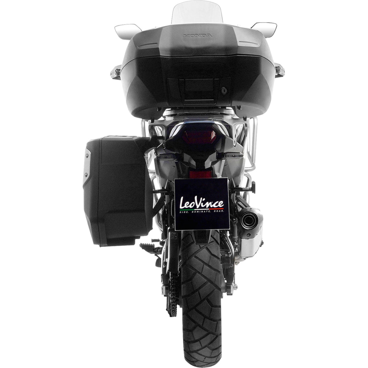 LEOVINCE 1811-4848 15601TU LV-14 Slip-On Muffler titanium - honda xl 750 transalp