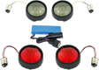 Complete Front & Rear Turn Signal Conversion Kit with Bullet Bezel Lenses