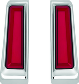 Kuryakyn 2900 Tracer L.e.d. Inserts For Saddlebag Supports Chrome