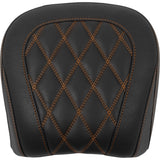 MUSTANG 0801-2025 88511MO Wide Tripper™ Passenger Seat Wide Tripper™ Seat - Passenger - Mandarin Orange Stitching - FLT/FLH '23-'25