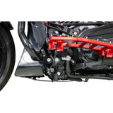 THRASHIN SUPPLY CO. 0506-2529 TSC-3034-1 Carbon Fiber Skid Plate Skid Plate - Carbon Fiber/Gloss - With Black Brackets - FLHX/FLTRX