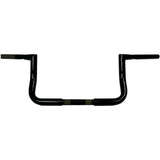 LA CHOPPERS 0601-2696 LA-7361-08B 1-1/4" Twin Peaks Touring Handlebar - Bagger - 8" - Black