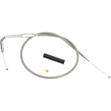 DRAG SPECIALTIES 0650-0286 Stainless Braided Throttle Cable 26-1/2"