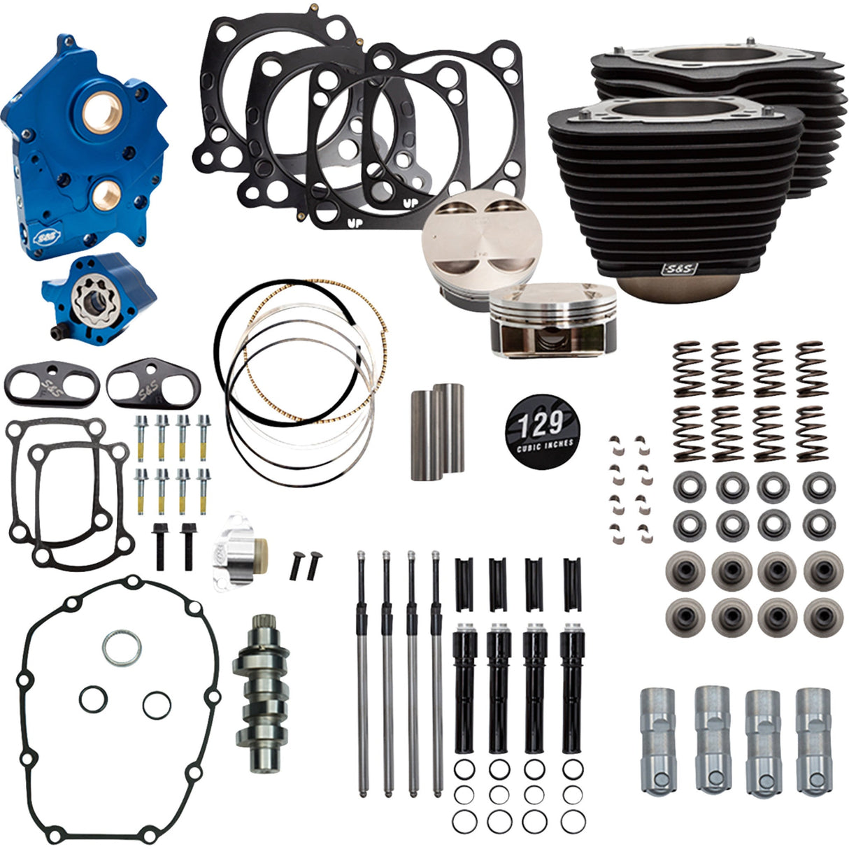 S&s Cycle Performance Kit Power Package - 310-1226D For Harley Touring / Softail 2017-2026