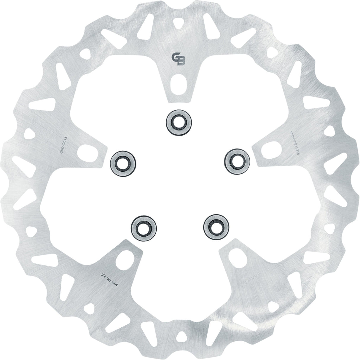 Gbrakes Oversize Wave® Brake Rotor Front 12-1/2" - GBD9004X For Harley Motorcycles 2014-2026