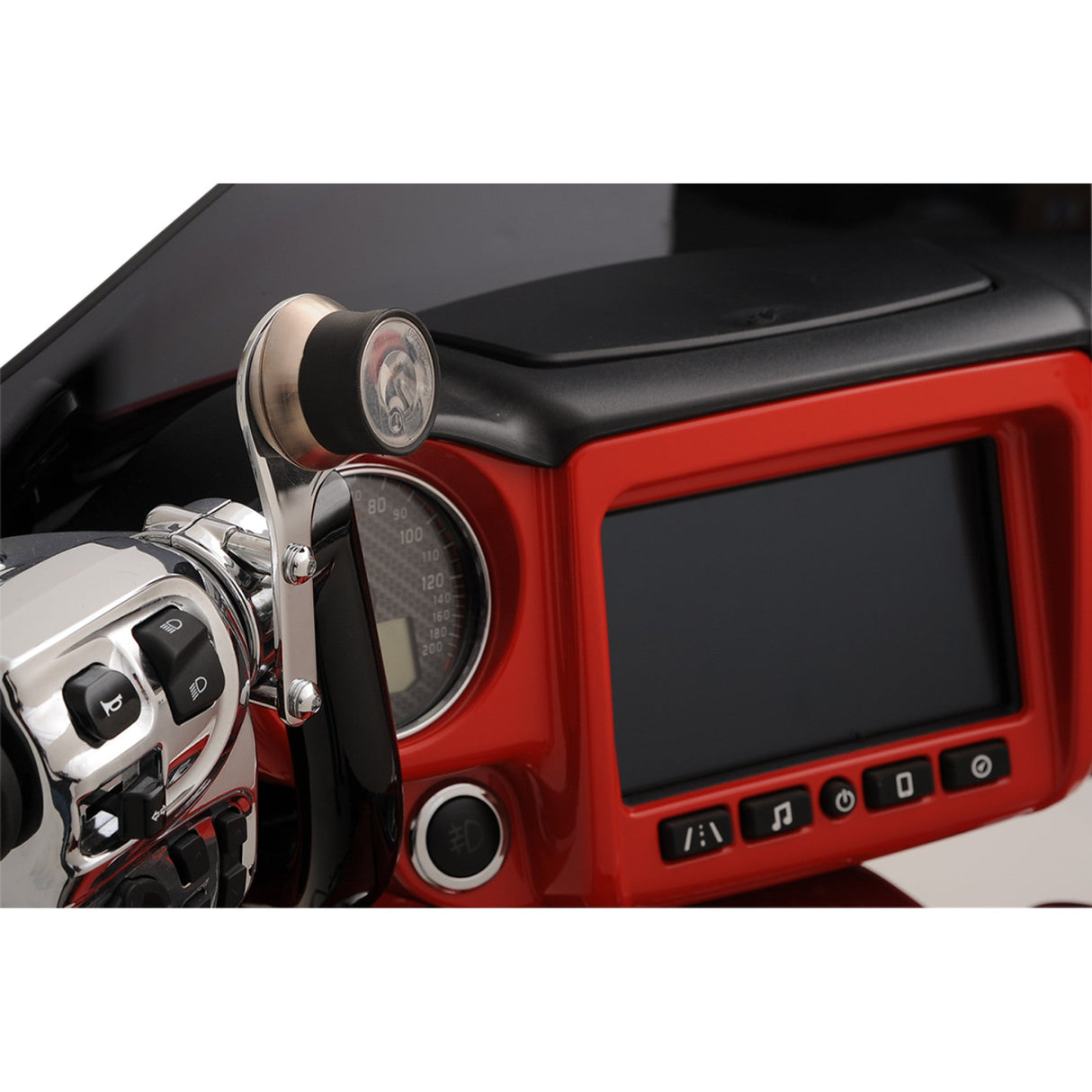 KLOCK WERKS 0636-0049 KWD-04-0383 iOmount™ Handlebar Switch Mount for Indian Switch Mount - iOmount™ - Indian - Chrome