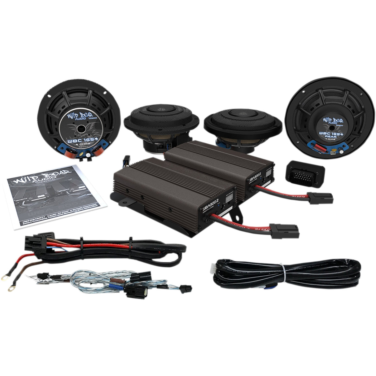 Wild Boar Audio WBA Ultra Kit SE Speaker And Amplifier Kit For Harley Touring 2014-2022