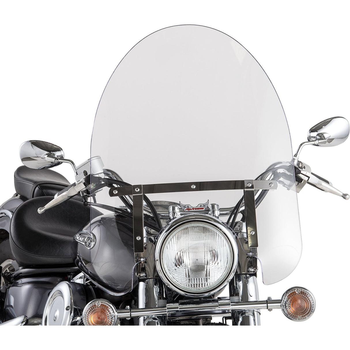 Slipstreamer SS-30 Classic Windshield — Standard 22" Standard Clear - SS-30-22CQ For Harley Motorcycles 1998-2025 | Honda Motorcycles 2001-2025