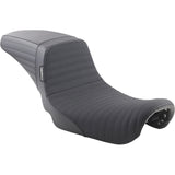 LePera Kickflip Daddy Long Legs Seat Pleated With Gripp Tape Black FX - LK-591DLPTGP For Harley Motorcycles 2006-2017