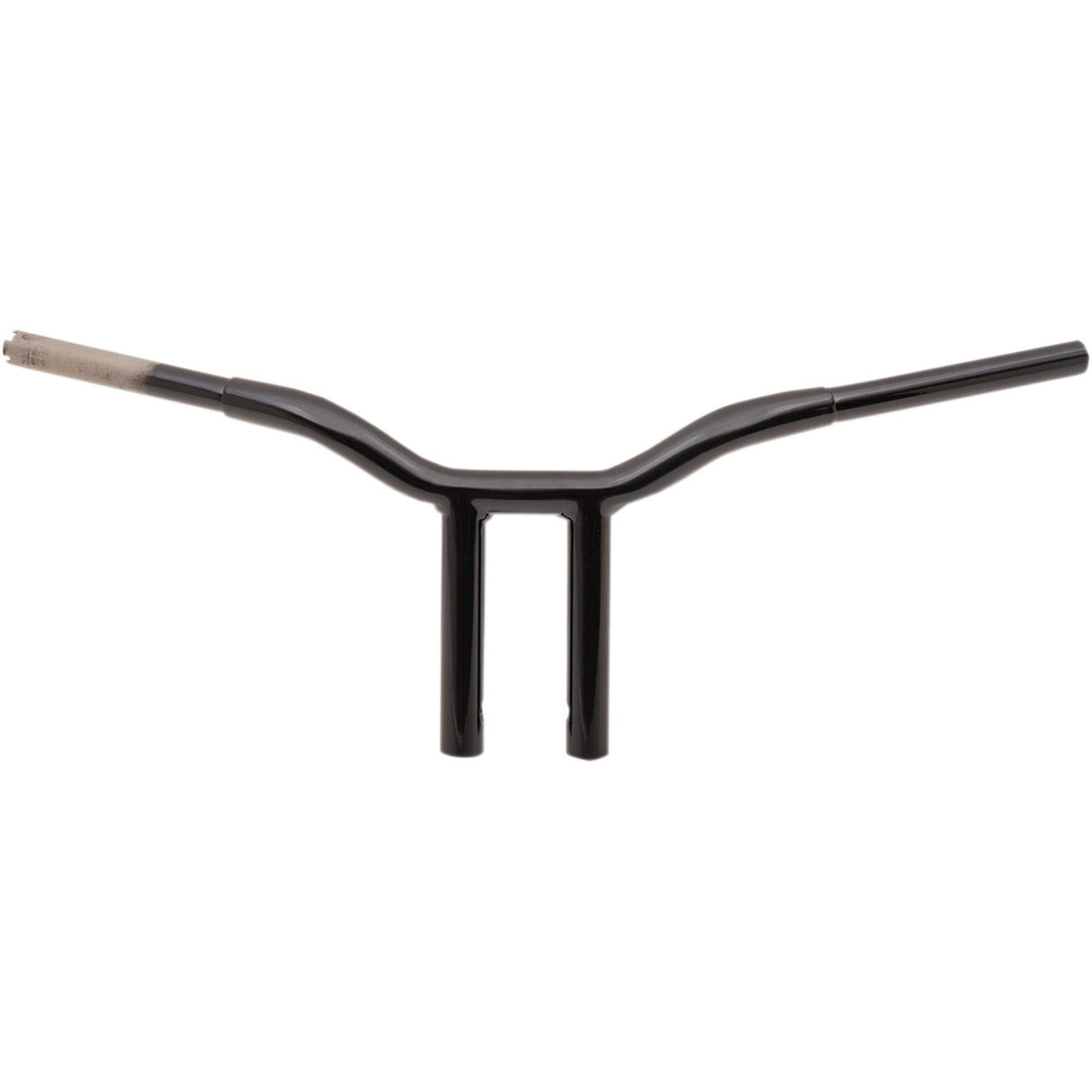 LA CHOPPERS 0601-4929 LA-7337-10B Kage Fighter Welded Straight-Riser Handlebar - One Piece - 10" - Black
