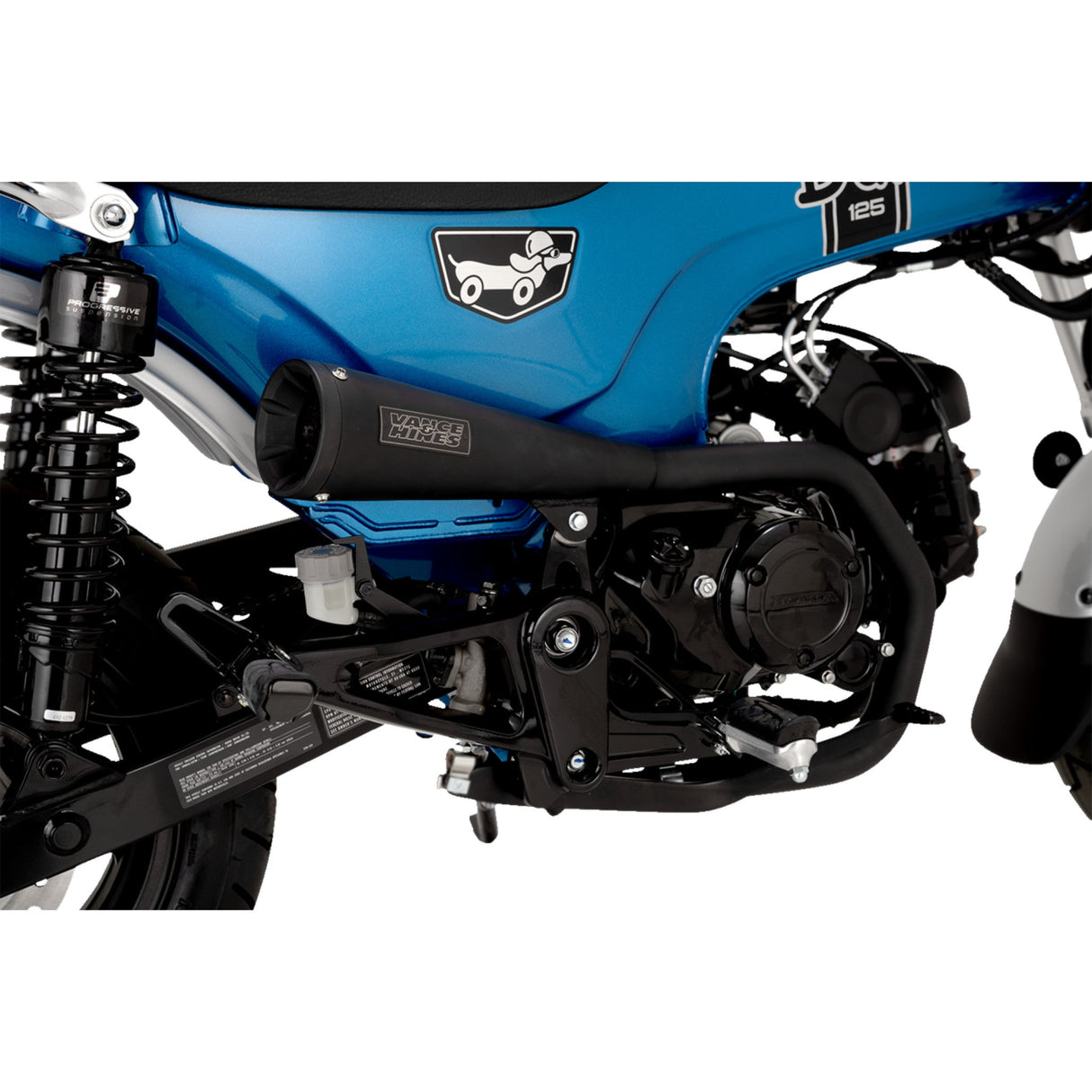 VANCE & HINES 1811-4804 48431 Upsweep Slip-On Muffler black - 125 dax