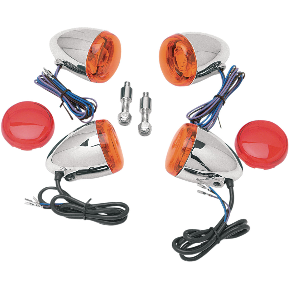 Chris Products Deuce-Style Turn Signal Kit Deuce-Style For Harley Softail / Sportster / Dyna / Super 1986-2003