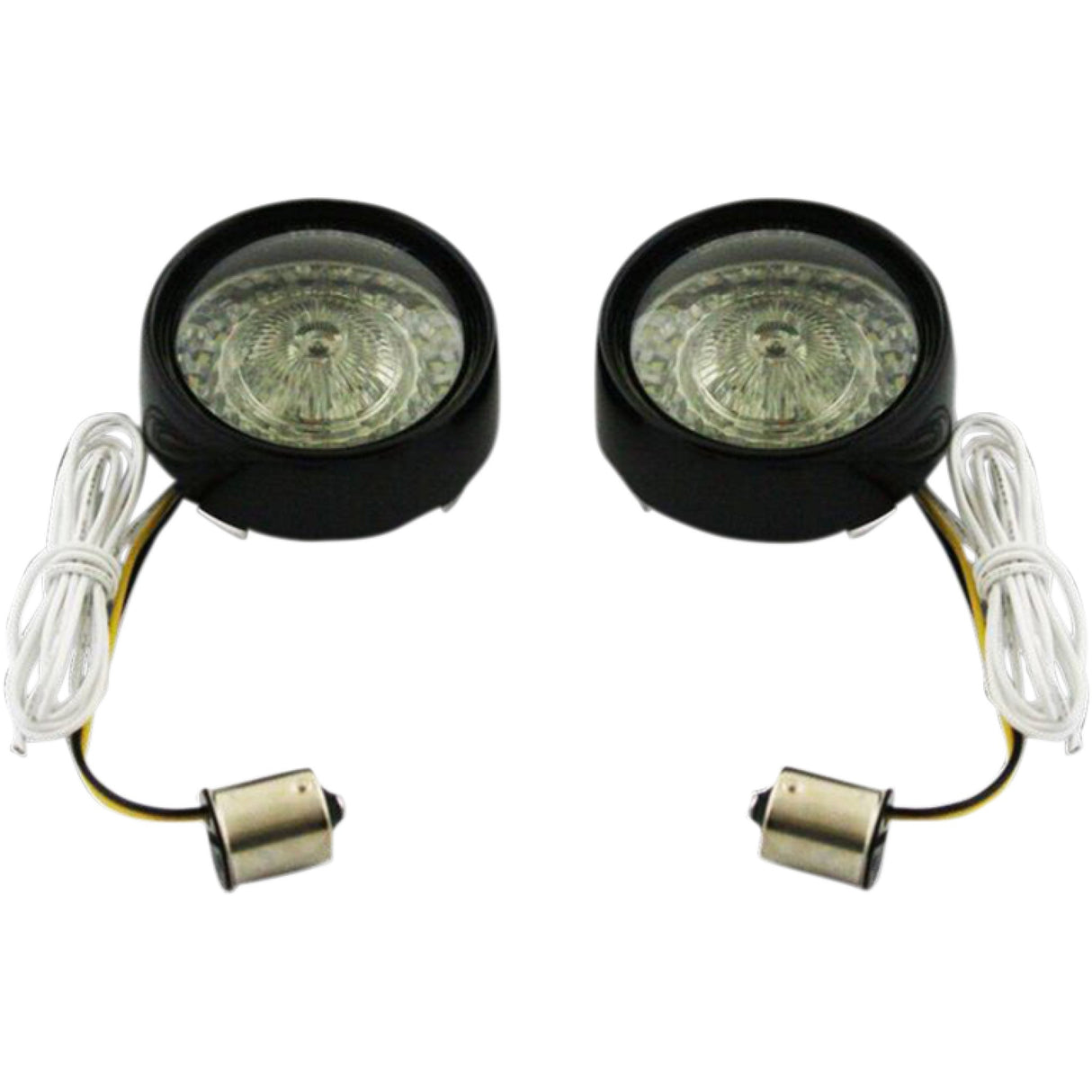 Custom Dynamics Bullet Bezel Turn Signal Assembly - PB-BB-AW-1156BS For Harley Motorcycles 2001-2025