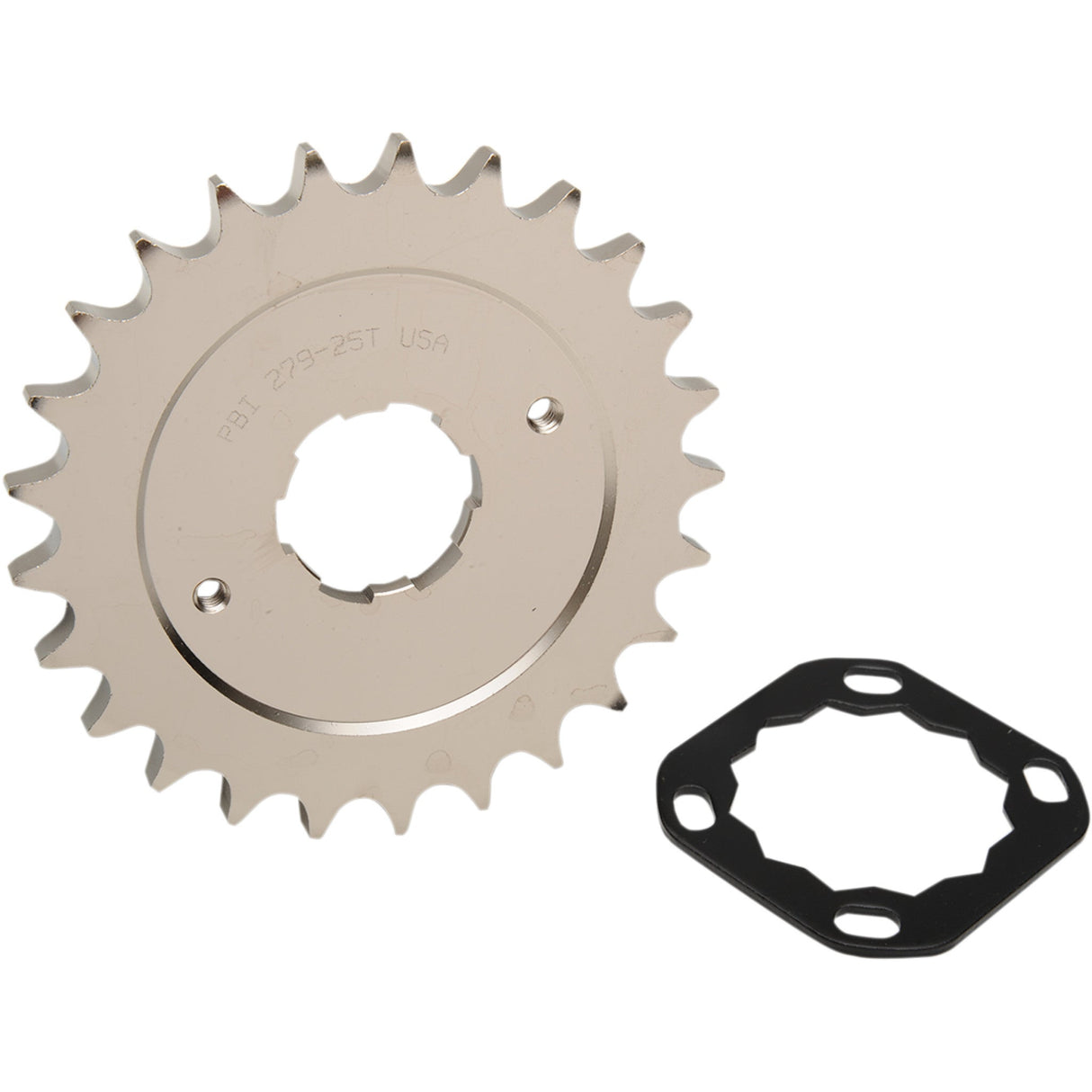 PBI Transmission Mainshaft Sprocket 25-Tooth - 279-25 For Harley Motorcycles 1936-1979