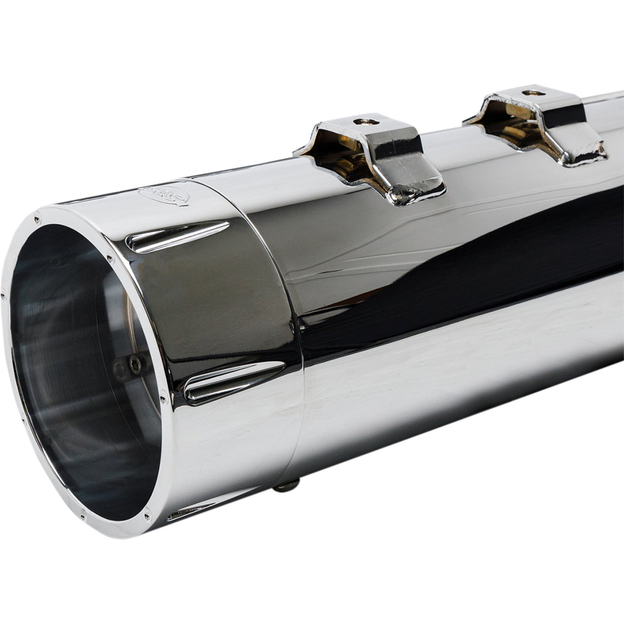 S&S Cycle 4-1/2" MK45 Performance Mufflers — Tracer Chrome Tracer - 550-0669 For Harley Touring 2017-2026