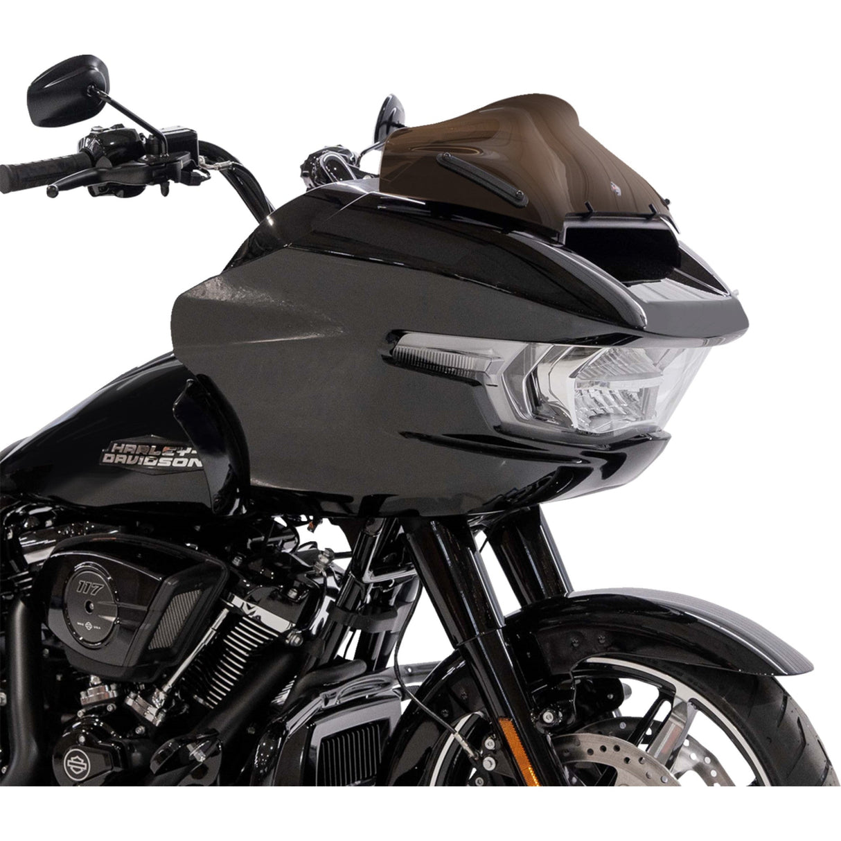 Klock Werks Kolor Flare® Windshield 8" Bronze - KWW-01-0761 For Harley Road Glide 2023-2026