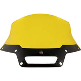 Klock Werks Kolor Flare® Windshield 8" Yellow - KWW-02-0631 For Harley Softail Low Rider 2022-2025