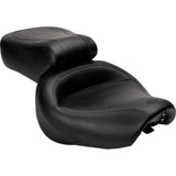 MUSTANG 0810-0282 75018 Vintage Wide Touring Seat Seat - Vintage - Wide - Touring - Without Driver Backrest - One-Piece - Smooth - Black - VT1100