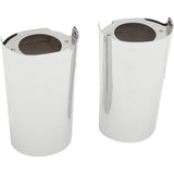 DRAG SPECIALTIES Fork Slider Covers — Smooth Stock - Length