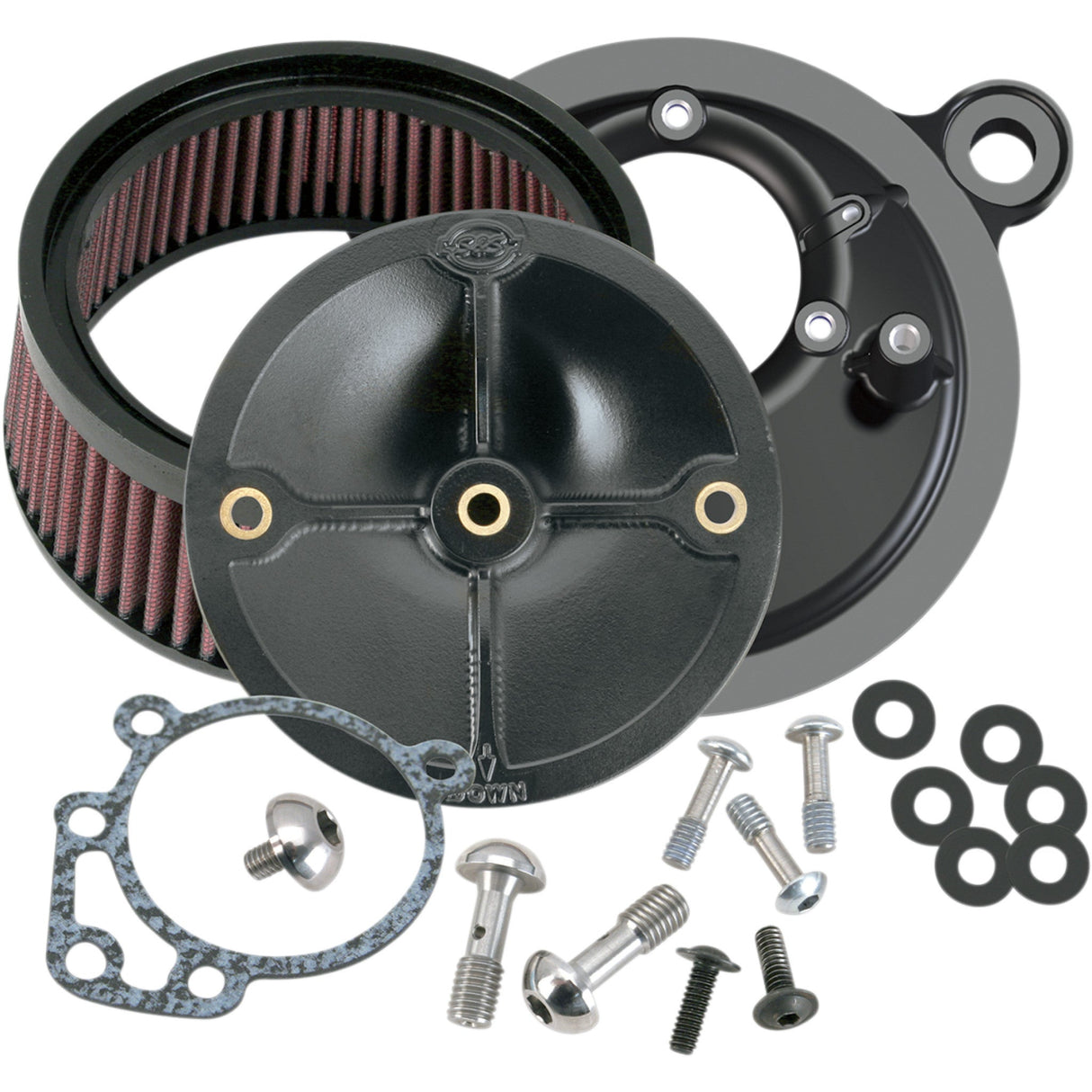 S&s Cycle Super E And G Stealth Air Cleaner - 170-0058 For Harley Motorcycles 1999-2006
