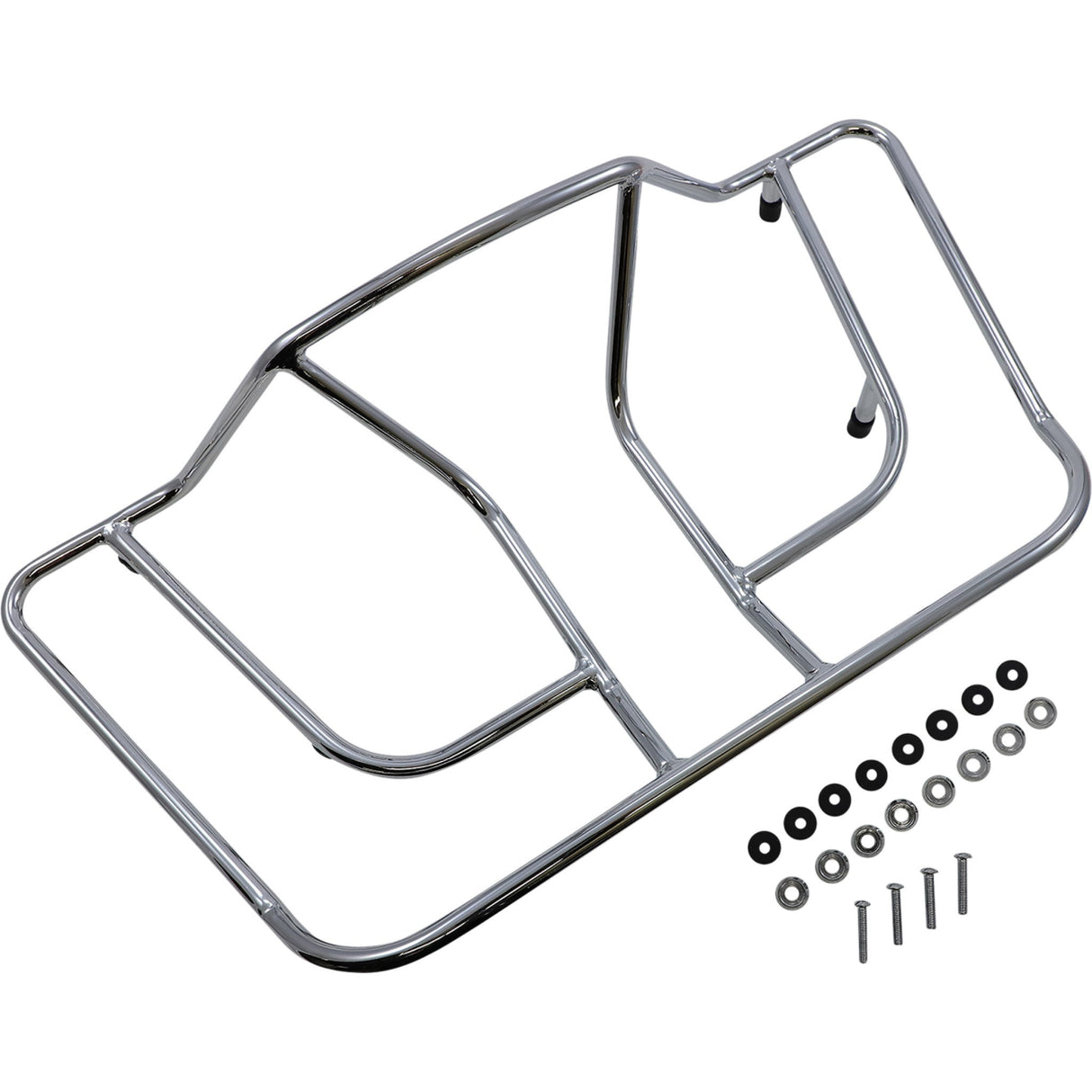Show Chrome Deluxe Trunk Luggage Rack Chrome - 52-610 Honda Motorcycles 1988-2016