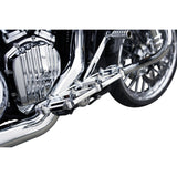 Arlen Ness Diamond Floorboards Driver Chrome - 410-054 For Harley Motorcycles 1982-2026
