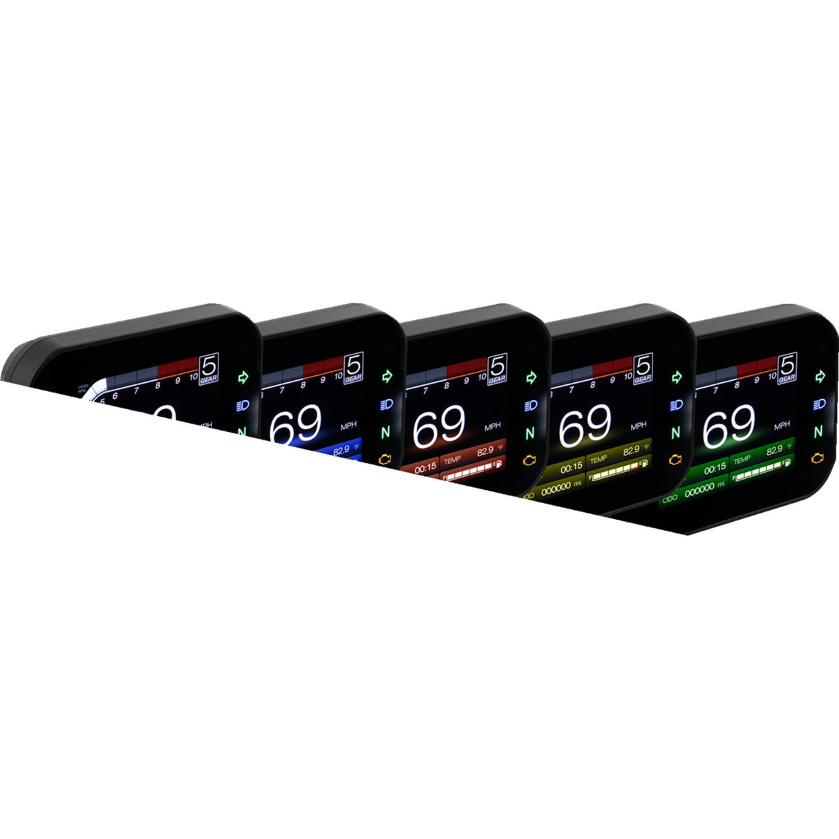 KOSO NORTH AMERICA 2212-0907 BA079000 RX-3S Multifunction Meter TFT Multifunction Meter - RX-3S - Universal