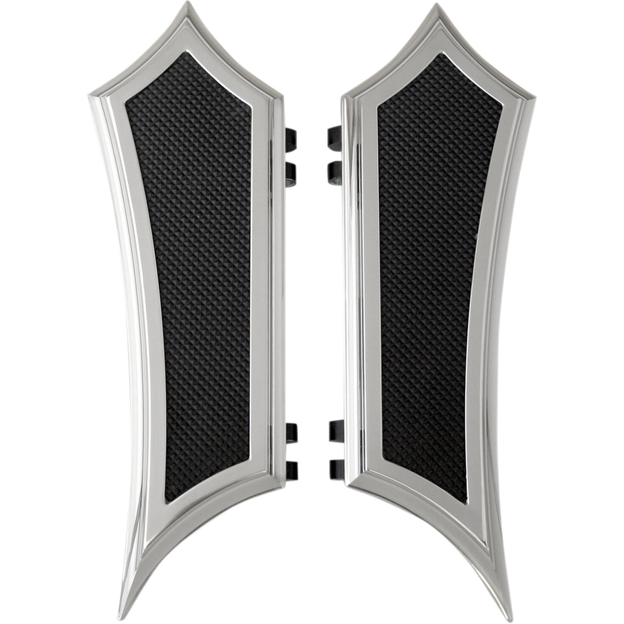 Accutronix Instigator Extended Floorboards Driver Chrome - FBF01-IC For Harley Motorcycles 1980-2026
