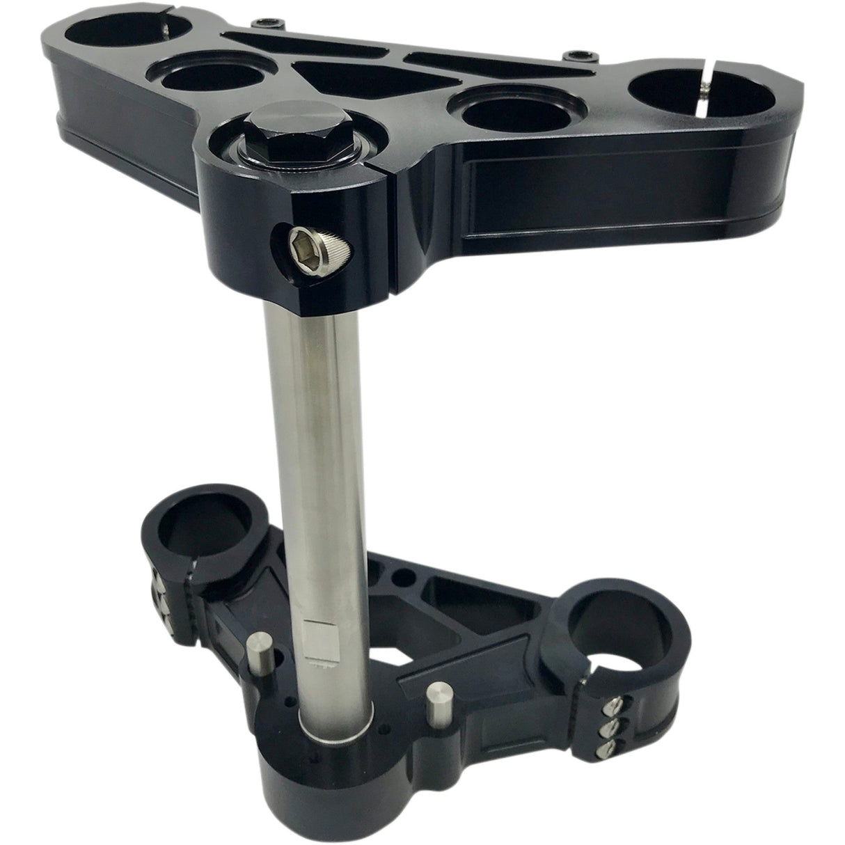 PRO-ONE Perf.mfg. 39 MM Triple Tree Black 0° - 106200B For Harley 1988-2014