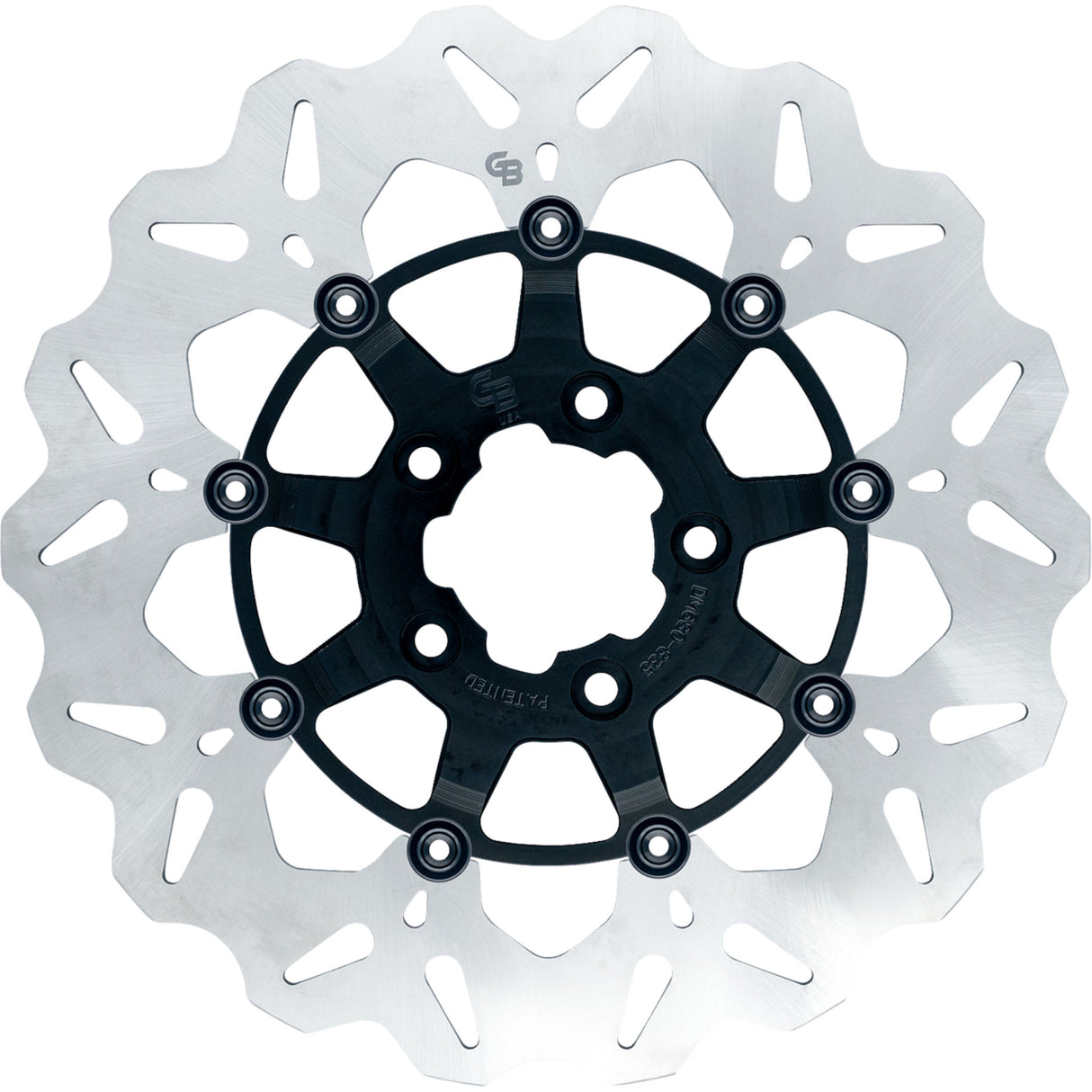 Gbrakes Wave® Brake Rotors Front Black - GBDU003 For Harley Motorcycles 2006-2026