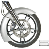 RUSS WERNIMONT DESIGNS 1401-0507 RWD-50142 Custom Dresser Front Fender - Custom Dresser Front Fender for 30" Wheel - Steel - LS-2 Style - 6.5" W x 55" L