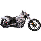 Mustang Tripper Fastback™ Seat Stitched Black Fxsb - 76780 For Harley Breakout 2013-2017