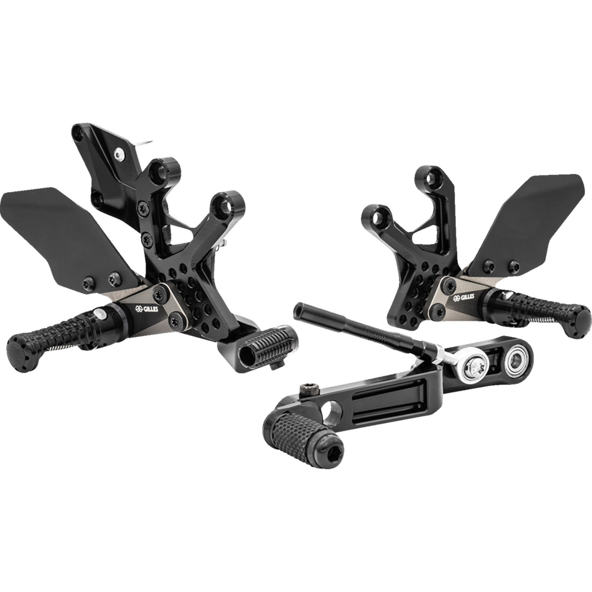 GILLES TOOLING 1623-0599 AS31GT3-S13-B Adjustable Rearset as31gt3 - black