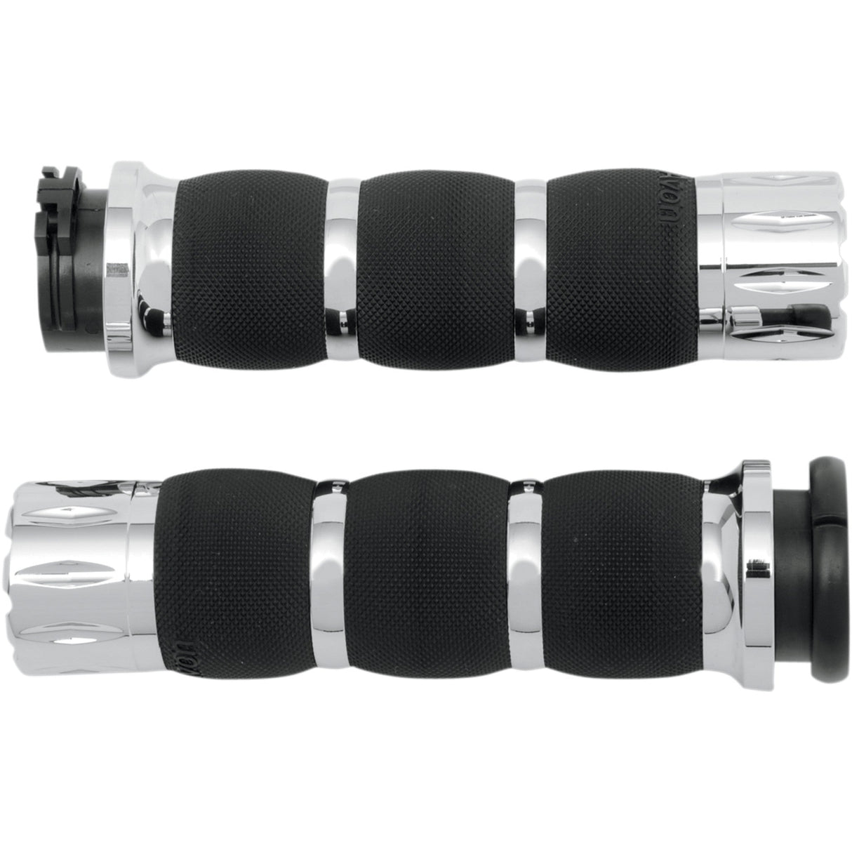 AVON GRIPS 0630-1190 AIR-90-RIV Rival Air Cushioned Grips Grips - Rival - Air Cushioned - Chrome