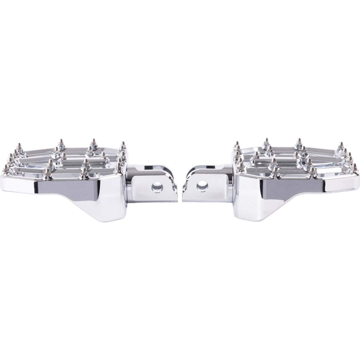 THRASHIN SUPPLY CO. 1621-1234 TSC-2031-5-SF Mini Aggressor Floorboards chrome - front