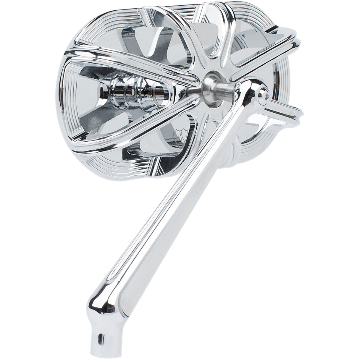ARLEN NESS 0640-1202 13-161 Caged Series Mirror Mirror - Side View - Caged Series/10 Gauge - Chrome - Left
