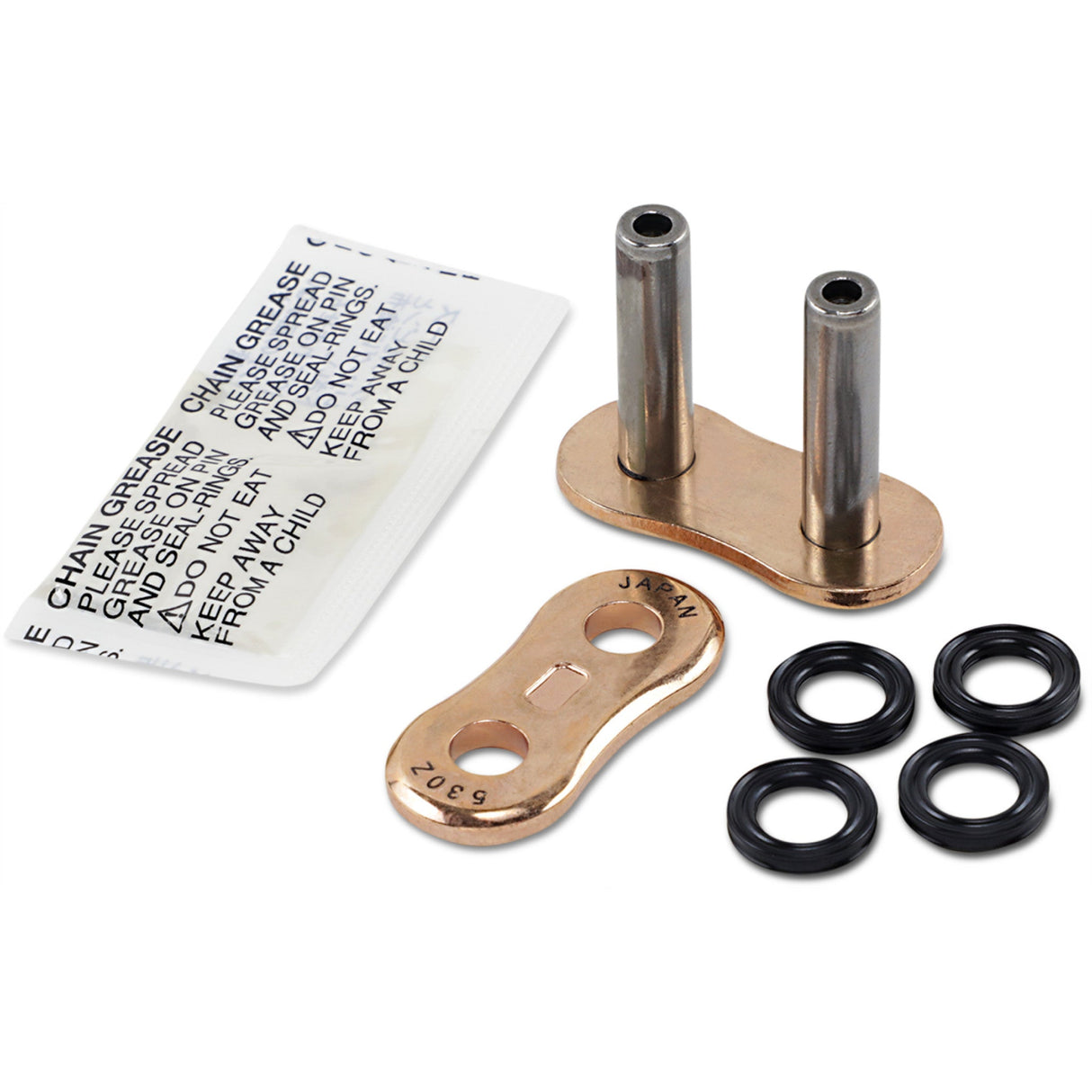 THREED 1225-0267 530Z/3D-MLJ/G 530 Z Rivet Connecting Link 530 Z - Connecting Link - Gold - Rivet