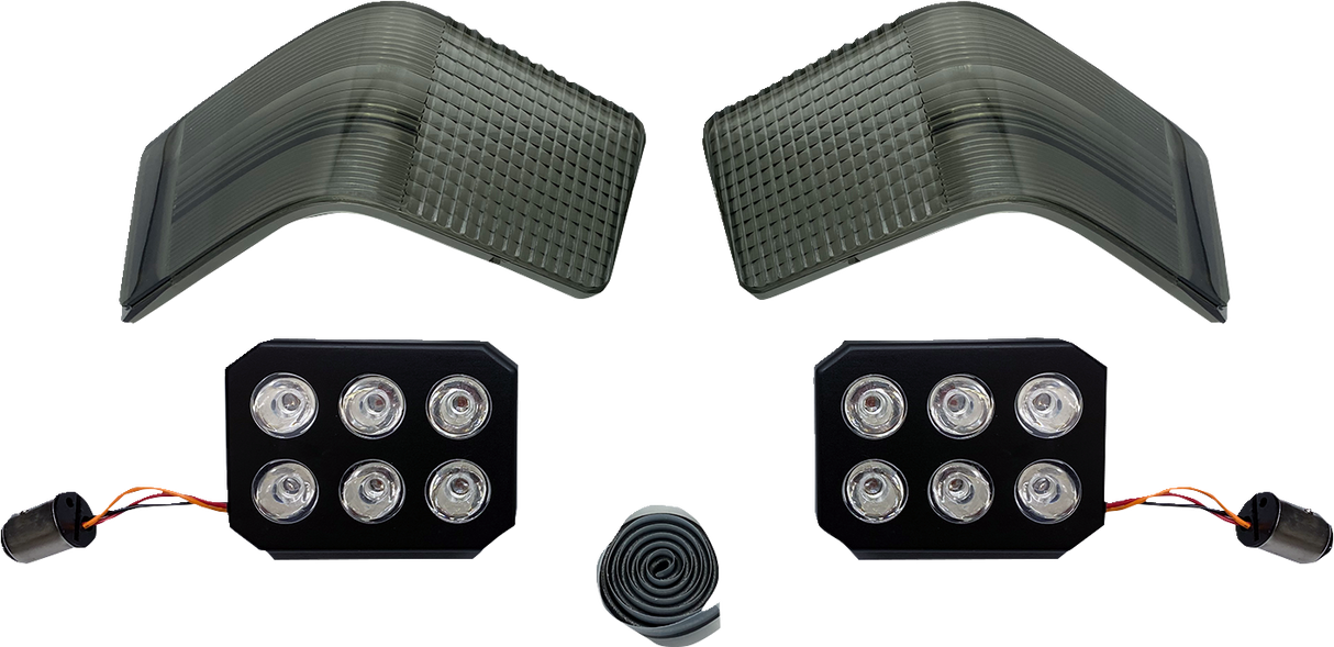 LED Tour-Pak Run/Brake Lights with Lenses