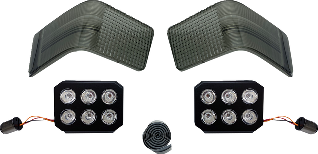 LED Tour-Pak Run/Brake Lights with Lenses