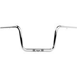 LA Choppers Twin Round Handlebar 10" Chrome - LA-7324-10C For Harley Road Glide 2015-2023