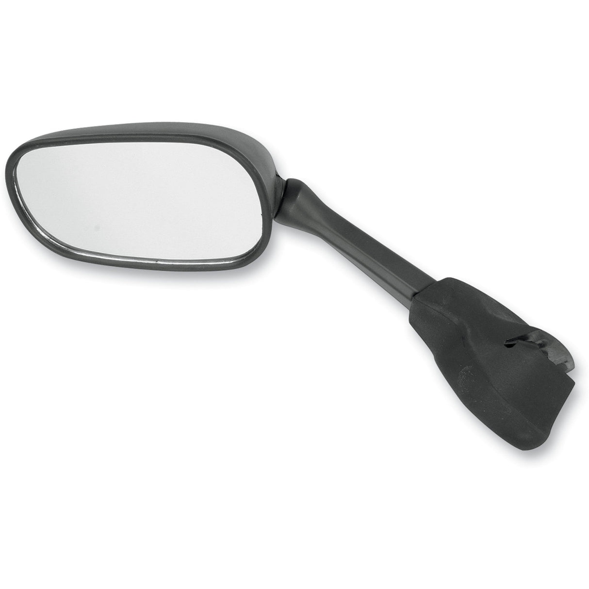 EMGO 0640-0356 20-80572 OEM-Style Replacement Mirror Mirror - Side View - Rectangle - Black - Left