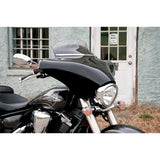 MEMPHIS SHADES 2350-0128 MEM0918 Slotted Stainless Steel Batwing Fairing Trim Fairing Windshield Trim - Stainless Steel - Polished - Slim