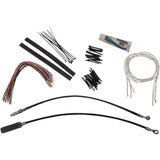 FAT Baggers INC. 1-1/4" EZ Install Pointed Top Handlebar Kit 16" Black - 909116-B For Harley Touring 2008-2013