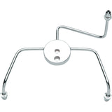 DRAG SPECIALTIES Chrome Steel Front Brake Tee with Fittings for Dual-Disc Applications Junction Block #3 - Glide