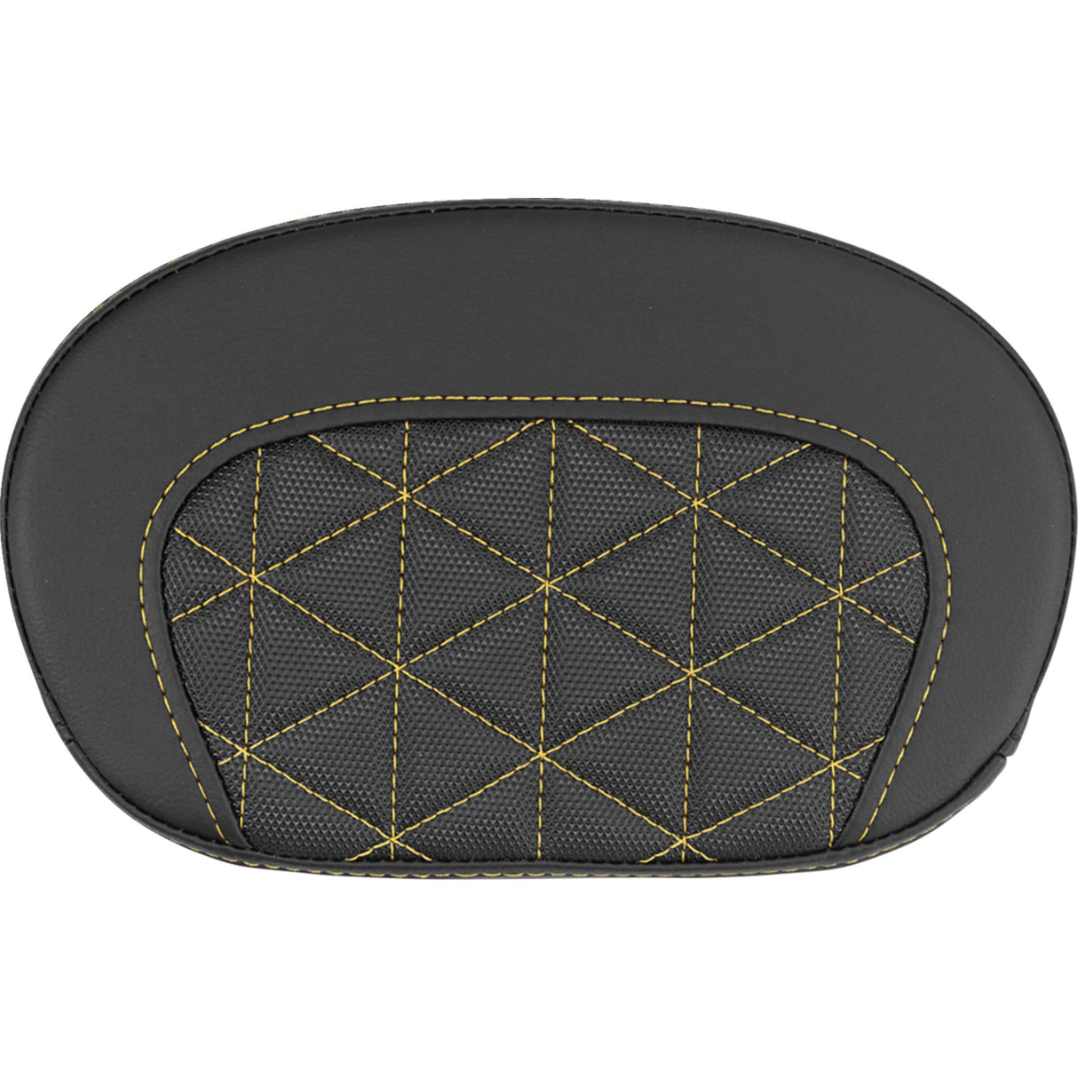 SADDLEMEN 0822-0716 061021107 Mini Contour Sissy Bar Pad tri-gripper - gold stitch