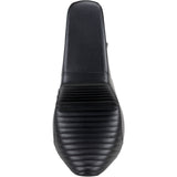 LePera Kickflip Seat — Pleated Black FX - LY-590PT For Harley Softail 2018-2023