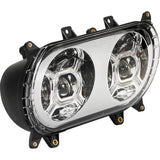 CUSTOM DYNAMICS 2001-2606 PG-RG-C ProGLOW™ Double-X LED Headlight - Chrome - Road Glide