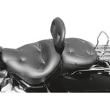 Mustang One-Piece 2-Up Ultra Touring Seat - 75465 For Harley Touring 1997-2007